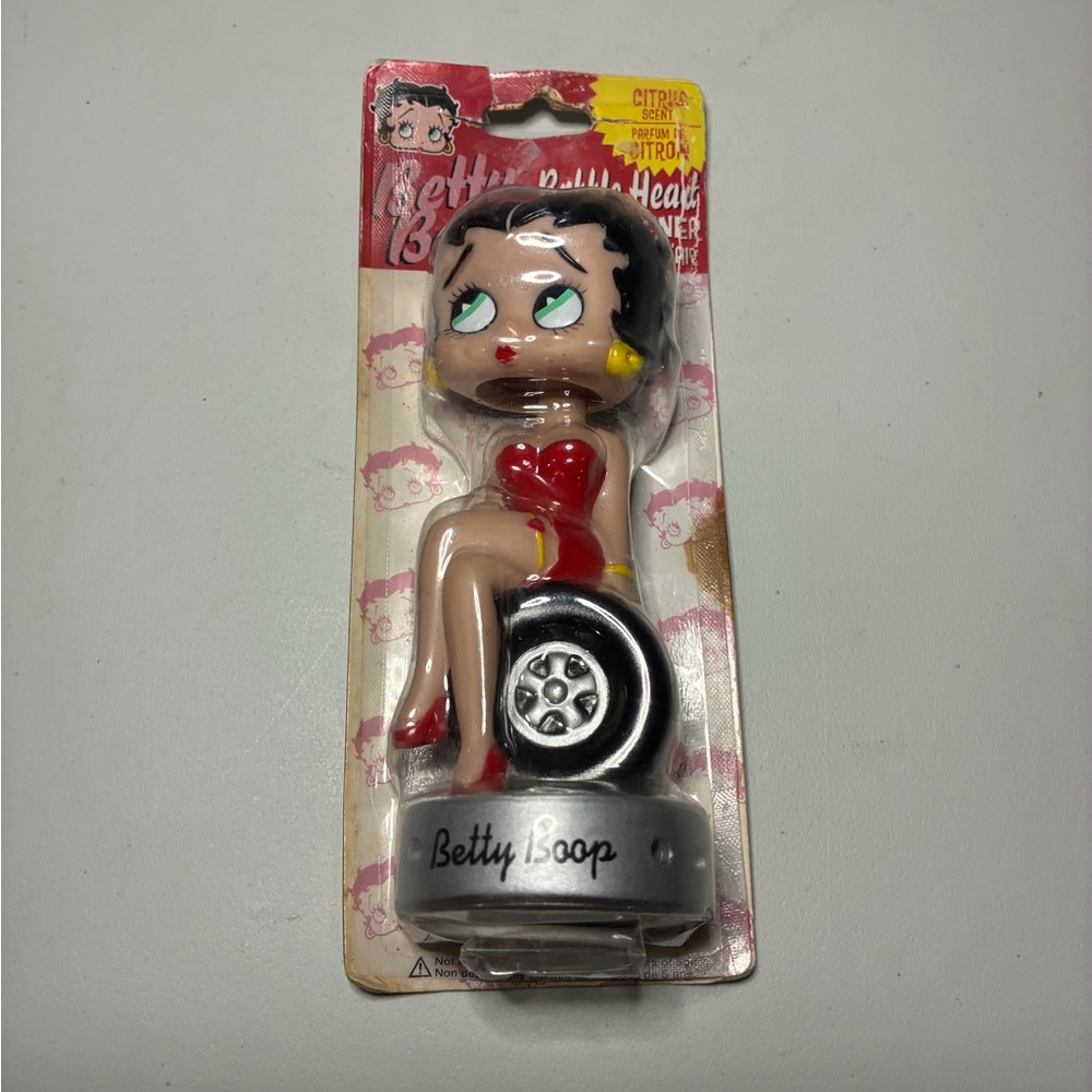 2006 VTG Funko Wacky Wobbler Betty Boop Sitting On Tire Brand New
